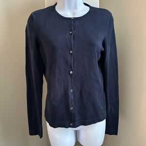 LAUREN RALPH LAUREN NAVY BLUE CARDIGAN SZ. S
